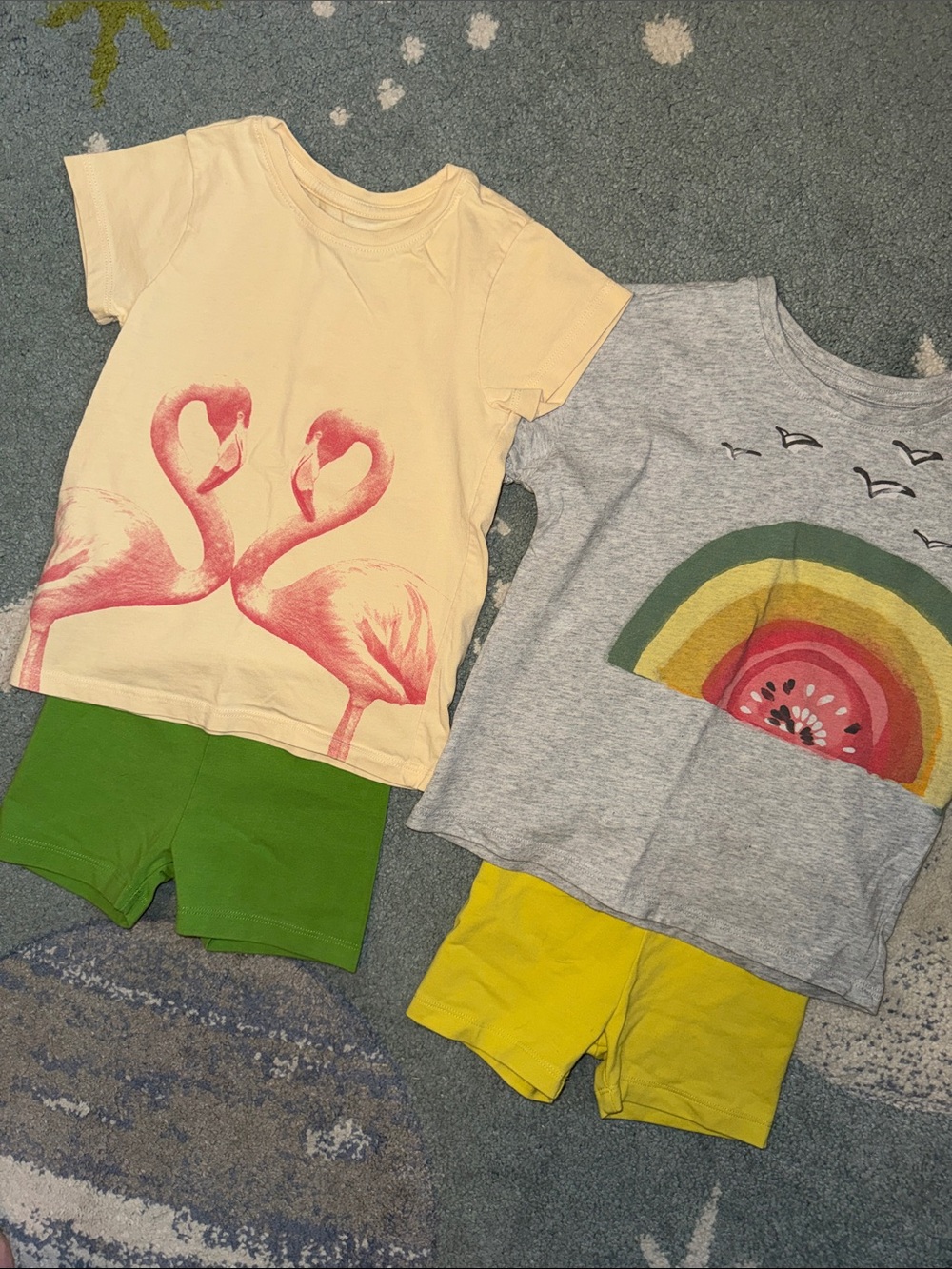 Tea Collection Tee/Shorts Bundle (4 Pieces, 2 Outfits) - Size 4